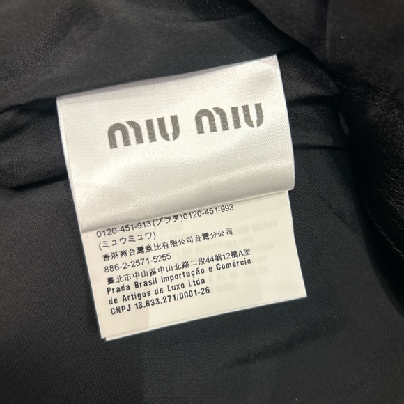 Miu Miu Multicolor Patchwork Leather Mini Skirt lamb leather midi short Italy - Picture 9 of 10